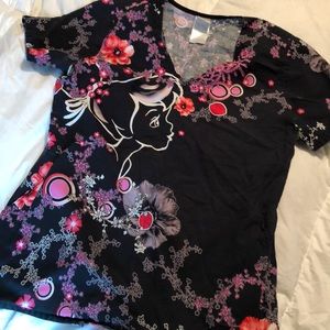 Tinker bell scrub set